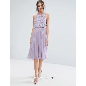 ASOS Beaded Lavender Dress